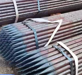 黄石超前小导管预埋钢管出尖打孔焊倒刺无缝焊管厂