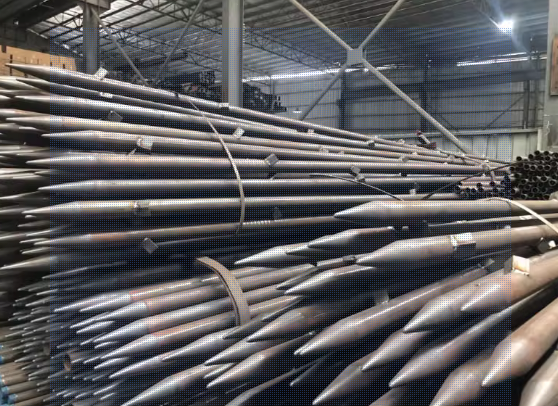 黄石注浆无缝钢管棚管25/32/42/48/50/60/76/89mm超前小导管钢花管